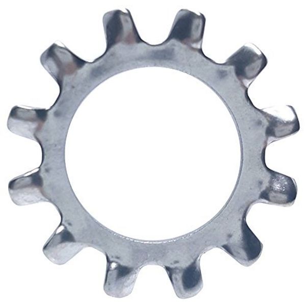 #10 External Tooth Star Lock Washers 410 Stainless Steel Quantity 100