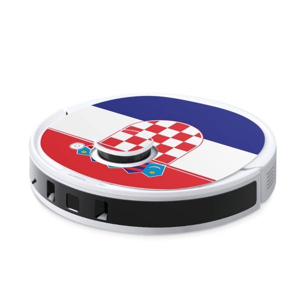 DeinDesign Folie Skin Sticker aus Vinyl-Folie Aufkleber kompatibel mit Ecovacs Deebot N8 Pro Kroatien Flagge Flaggen