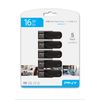 PNY 16GB Attaché 4 USB 2.0 Flash Drive 5-Pack