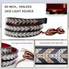 60" Truck Tailgate LED Sequential Light Bar Brake Reverse Stop Turn Signal Strip