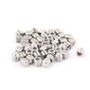 Sourcingmap Stainless Steel M5 x 5mm Hex Socket Grub Screws Nuts Fasteners 50pcs