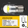 Ruiandsion 2pcs 6V E10 Base LED Upgrade Bulb COB 2W Replacement Headlight Flashlight Torch Bulb, White