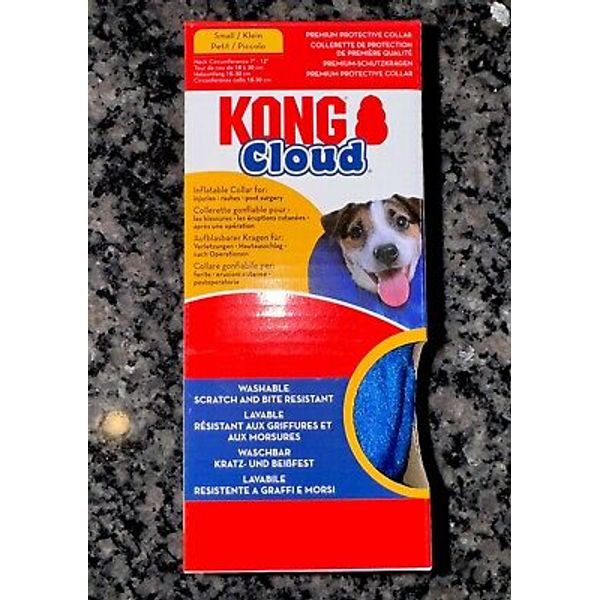 Kong Cloud Inflatable Pet Collar Size Small Post Surgery Injury Neck Collar