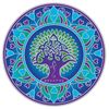 Fensterbild Earth Mandala - 14 cm Aufkleber