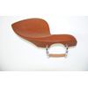 4/4 Violin Chin Rest Stained Boxwood With Standard Bracket installed