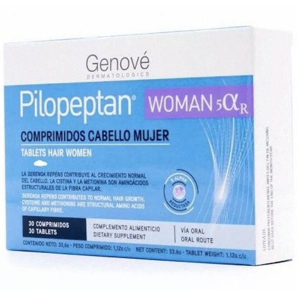 PILOPEPTAN WOMAN 5 ALPHA R 30 TABLETS GENOVÉ DERMATOLOGIC