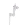 sourcing map Adjustable Security Camera Bracket, Plastic Wall Mount CCTV Stand 110mm Height for Home Surveillance System Mounting, White 3pcs