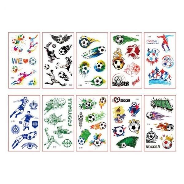 [2 pieces] Tattoo stickers (10 sheets, one set to cheer for Korea) Fluorescent