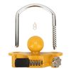 Combination Trailer Lock, U Shaped Dome Lock, with 4 Digit Combination Code Design, 11 Locking Positions, Prevent Picking Up, Prying and Drilling