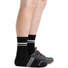 Darn Tough Vermont, Mens, Element Micro Crew Lightweight with Cushion, Eclipse, Medium
