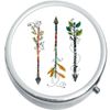 Fancy Arrows Medicine Vitamin Compact Pill Box