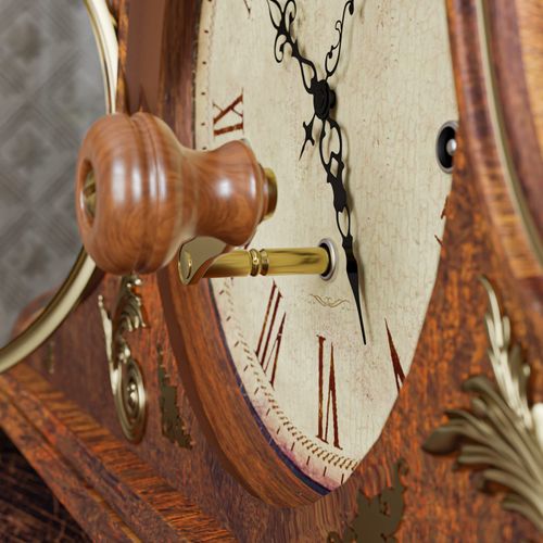 Grandfather Clock Winding Key Crank Winder Howard Miller Sligh Ridgeway Pearl