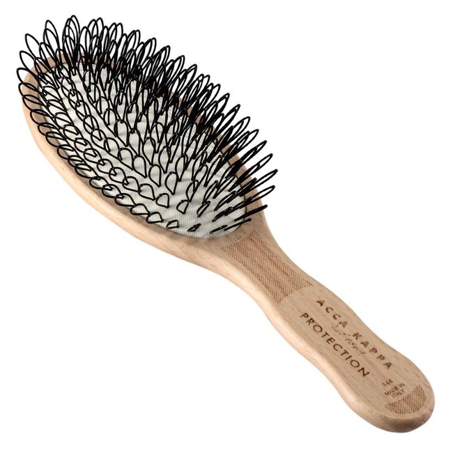 Acca Kappa Protection Beech Wood Looped Nylon Oval Brush