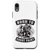 Born to shoot paint Case for iPhone XR