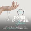 Infinity Collection Gymnastics Charm Necklace, Gymnastics Jewelry - Gymnast She Believed She Could So She Did Necklace - Gift For Gymnast
