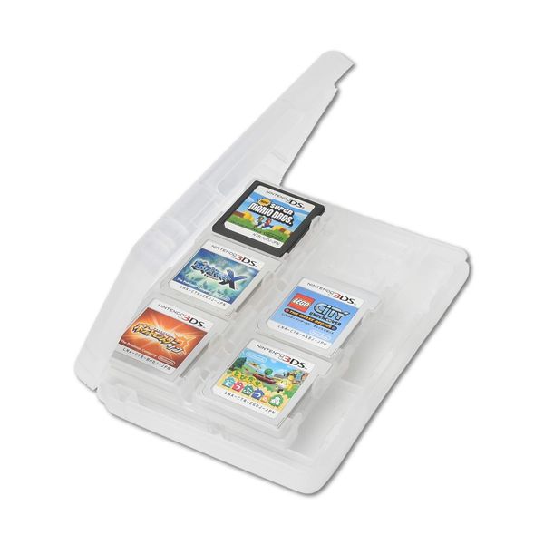 [MARBLE] Memory Card Case [Supports DS / 3DS / SD Card / Micro SD Card] (White)