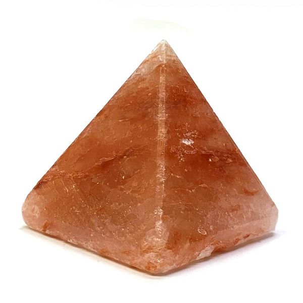 Himalayan Rock Salt, Pink Salt, Pyramid (S), Pink Rock Salt, Re-polished, Cleaned, Purified, Feng Shui, Salt Cleaning, Kira World