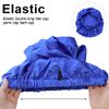 TCOTBE 3 Pcs Foldable Extra Long Sleeping Caps Soft Stain Satin Hair Braid Bonnet with Button Comfortable Single Lay Hair Covers Long Braids Bonnet for Women with Long Hair Deadlocks Curly Hair Blue