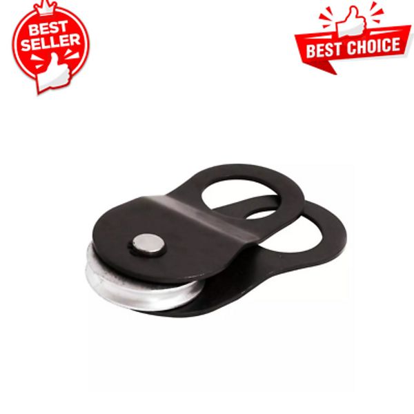 Snatch Block Durable Versatile Steel Handles loads up to 10K 12K 15K lb, Black