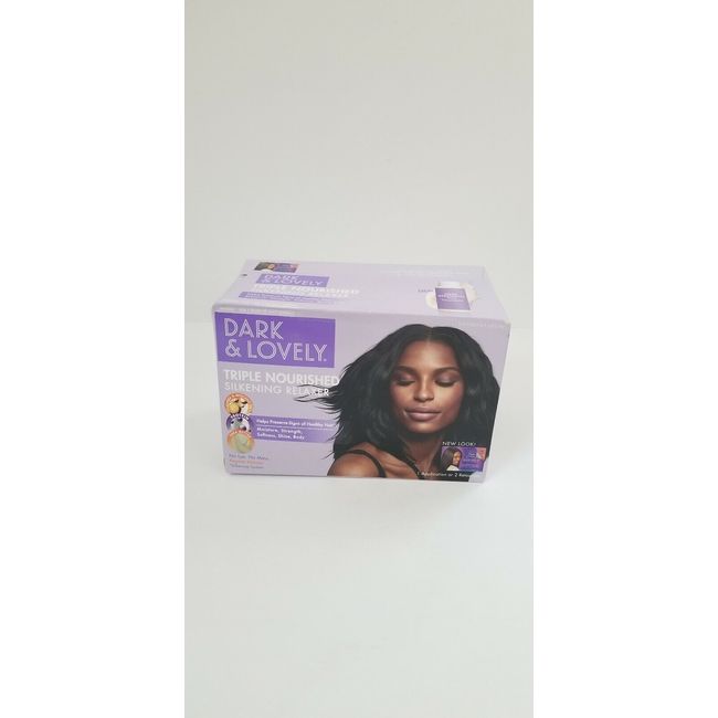 NEW LOOK Dark & Lovely Triple Nourished Silkening Relaxer Kit NIB