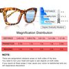 SIGVAN Progressive Multifocus Reading Glasses for Women Men Blue Light Blocking Spring Hinge Computer Multifocal Readers (4 Mix-1, 3.5)