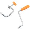 OZXNO 1Set Pasta Machine Handle and Clip Replacement Pasta Maker Clamp and Handle