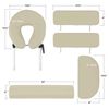 Portable Cream Massage Table with Bolster and Tilt Backrest