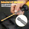 6x Drill Bit Carbide Tips Universal 1/4" Hex Shank for Tile Concrete Brick Glass