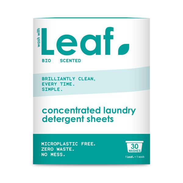 Leaf Laundry Sheets x30 Ultra Concentrated Bio Washing Sheets - Sheets Laundry Detergent, Swaps Washing Capsules, Washing Liquid, Washing Powder, Washing Capsules – Travel Wash