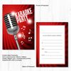 Olivia Samuel 20 x Karaoke Party Invitations from Ready to Write with Envelopes