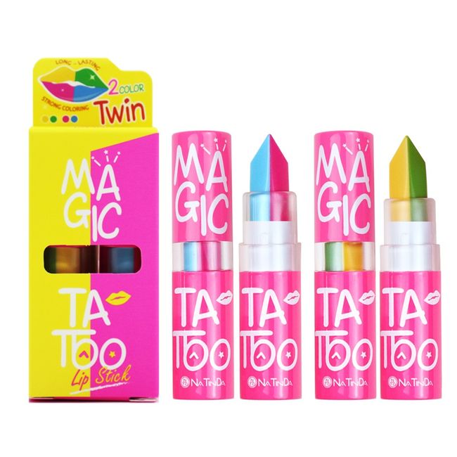 [Natinda] 1+1 non-erasable lipstick Moist and non-erasable reversal lipstick that does not stick to the mask