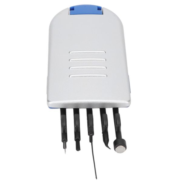 Hearing Aid Cleaning Tool, Skin Dirt Removal ABS Hearing Aid Cleaning Tool, 5 Boxes of Different Shapes to Avoid Damage