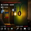 Aiwode E26 Base 1 Light Dual Socket E26 Socket + 2 Outlet E26 Conversion Adapter Conversion Socket Easy Installation, Black, 1 Pack