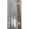3 PACK N148-320 Nickel Cold Rolled Steel Continuous Hinge 1.5x48 in.
