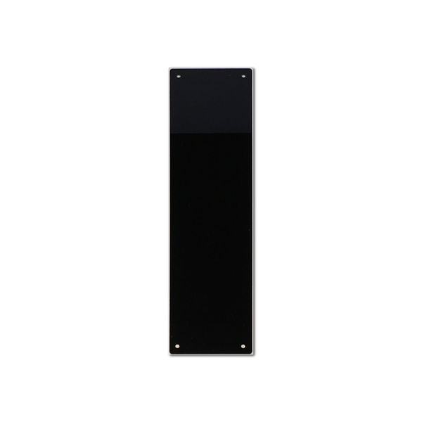 Focus Plastics DOOR FINGER PLATE- 11 COLOURS (Black)