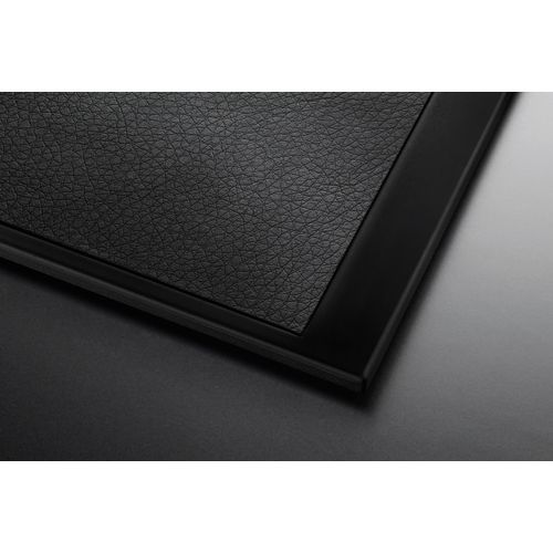 SIGEL SA532 Mouse Pad, imitation leather, 22 x 20 cm, Black