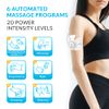 Easy@Home Rechargeable Compact Wireless TENS Unit - 510K Cleared, FSA Eligible Electric EMS Muscle Stimulator Pain Relief Therapy, Portable Pain Management Device EHE015