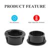 Bonsicoky 50 Pcs Black Snap Bushing 3/4" Mounting Diameter, Plastic Snap Bushing for Cable Hose Wire