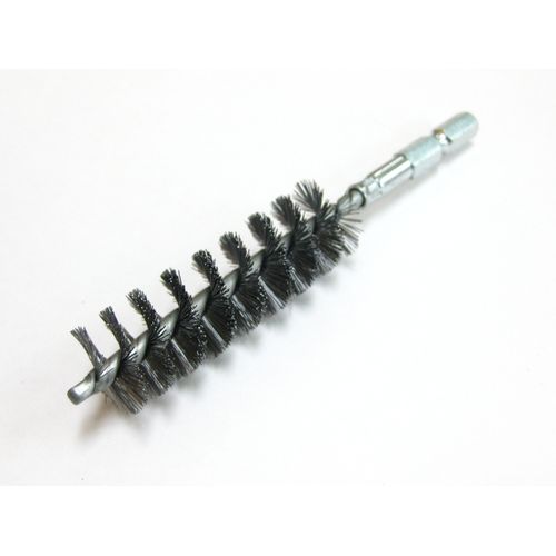 Ichinen Access Tool Division, RELIEF 33208 Axial Tip Hexagonal Shaft Twist Brush Hard Steel Wire 0.4 inch (10 mm) Diameter