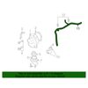 Subaru 14065 AA121, Engine Coolant Bypass Hose