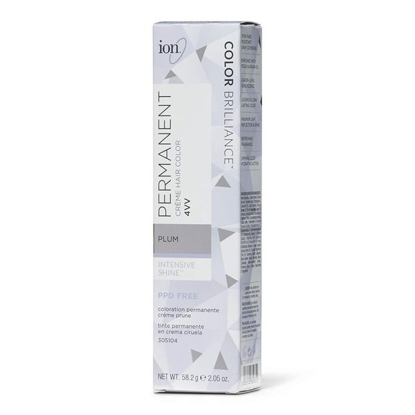 Ion Permanent Creme Hair Color (4VV Plum)
