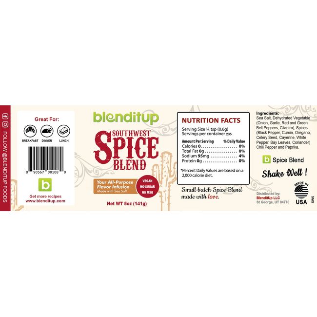 Southwest Spice Blend - The Gunny Sack