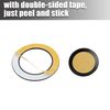 X AUTOHAUX Car Engine Start Stop Push Start Button Cover Trim Sticker Kit Black
