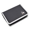English Pewter Rabbit Design Black Leatherette Manicure Set
