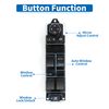 X AUTOHAUX Front Right Driver Side Power Window Switch No.D65266350A Window Control Switch for Mazda 2 6 2008-2012