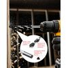 Jobber Drill Bits, Universal Drill Bit Set – Tungsten Steel Drill Bits with Storage Case,Impact Driver Bit Set for Easy Installation & Quickbit Replacement
