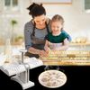Gute Automatic Dumpling Maker,Household Double Head Dumpling Press Machine Mould, Safe Healthy Stainless Steel Kitchen Tool for Dumpling Making, Wrap Two at A Time