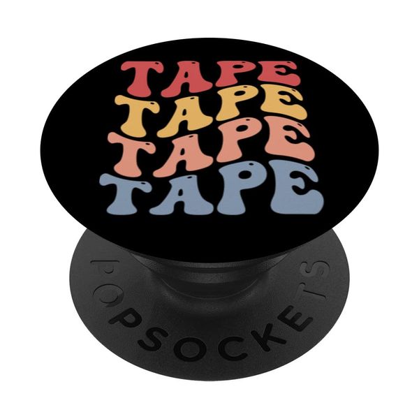Tape Groovy Cassette PopSockets Standard PopGrip