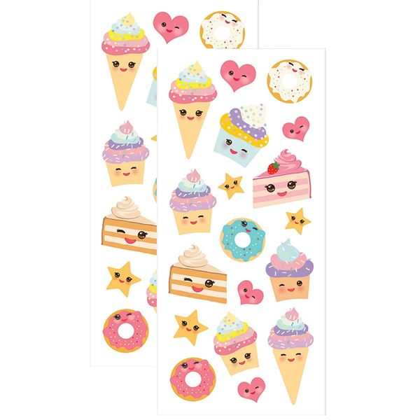 Playhouse Kawaii Kitchen Strawberry Scented Scratch & Sniff Sticker Sheets - 1 Pack