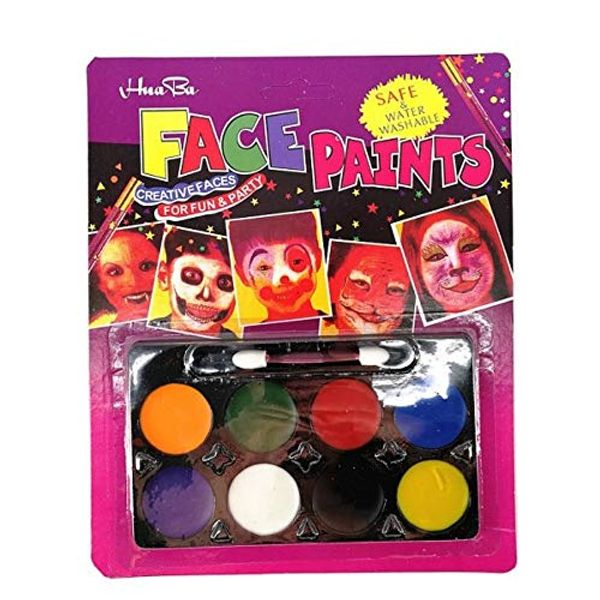 Generic 8 Colour Face Paint Palette